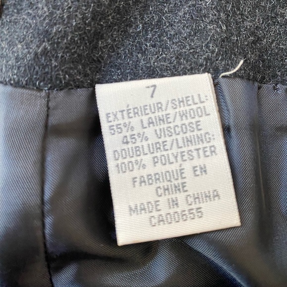 RW & Co Authentic quality wool skirt gray - Picture 5 of 11